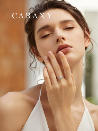 Caraxy Lab-Grown Rose Gold Twisted Vine Engagement Ring "Vine Realm" 1 Carat Custom Bridal Set