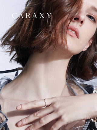 model-wearing-curved-v-shaped-ring-side-view