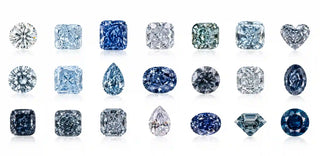 Blue diamonds shape shown