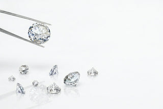Loose lab-grown diamonds showing the beauty of lab-created diamond formation