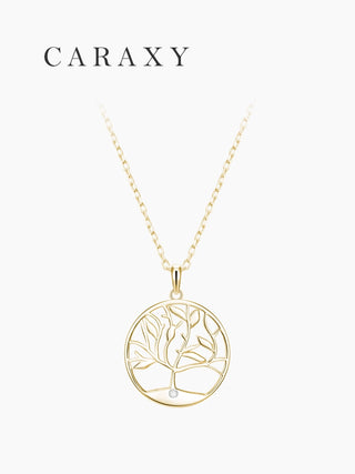 CARAXY Love-Forest Lab Grown Diamond Necklace