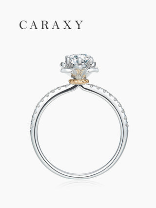 CARAXY Six Prong Bouquet Ring Lab-grown Diamonds AJ119