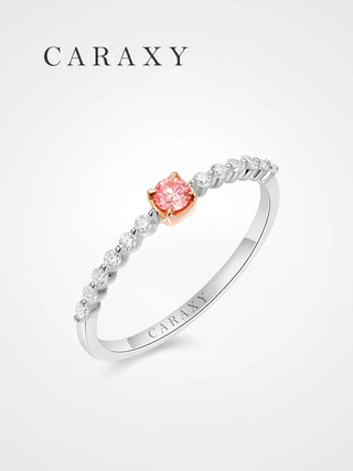 pink-lab-created-diamond-solitaire-ring-half-pave-band-caraxy