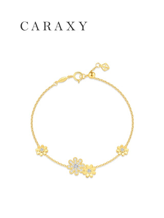 0.35 CTW Daisy-Inspired Lab Grown Diamond Bracelet