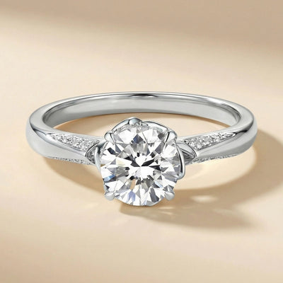 Side-stone Engagement Rings